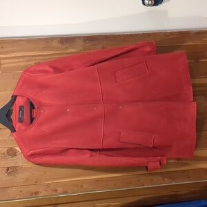 Zara red coat